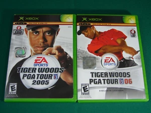 Original Microsoft XBOX Tiger Woods PGA Tour 2005 y 2006 (USADO, EA Sports, Golf) - Imagen 1 de 12