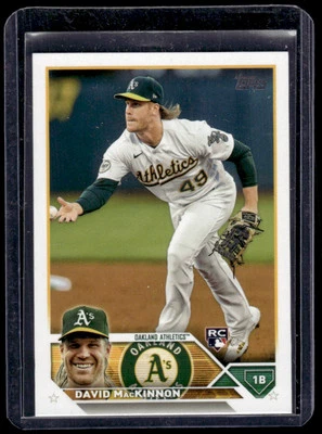 2023 Topps Rookie David MacKinnon Rookie #276 Oakland Athletics - Image 1 of 2