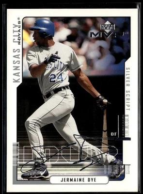 Jermaine Dye 2000 Upper Deck MVP #161 Silver Script Kansas City Royals - Image 1 of 2