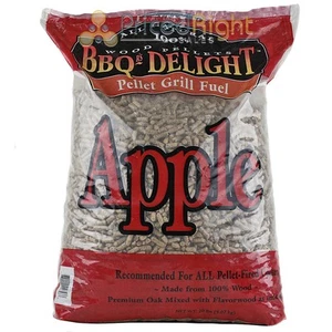 BBQr's Delight Apple Pellet Blend 20lb Grilling Smoking Pellets 100% All Natural - Picture 1 of 7