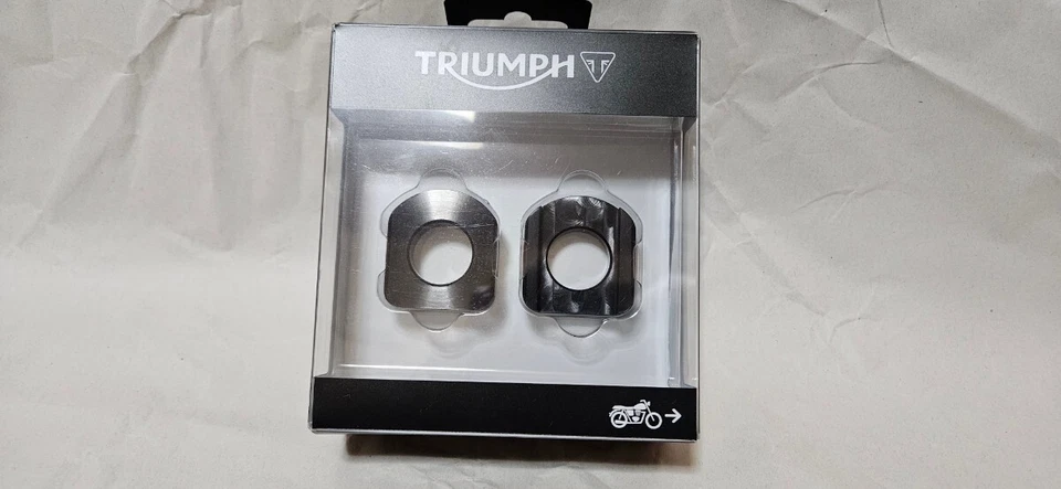 Triumph Black Billet Wheel Adjuster - A9648036 STREET TWIN, BONNEVILLE T120 - Image 1 of 1