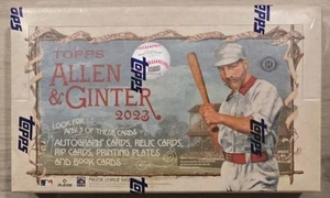 2023 TOPPS ALLEN & GINTER ⚾️ HOBBY BOX SEALED~Box Topper+(3)Autos/Relics/R.I.P/? - Picture 1 of 2