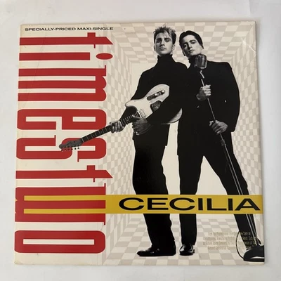 Times Two - Cecilia 12" Single Remixes Vinyl VG+/VG+ Gold Stamp Promo - Image 1 of 4