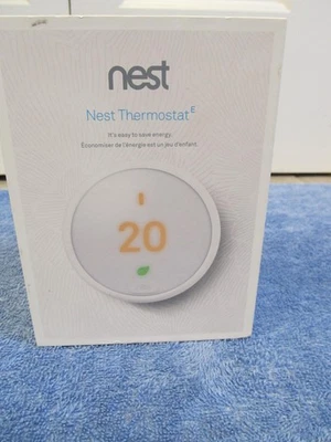 Google Nest Thermostat E (T4000EF) LCD Display Wi-Fi Smart Programmable - Image 1 of 4