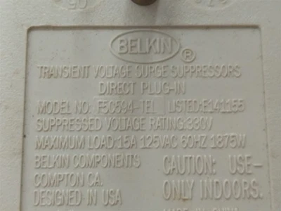 ⭐️⭐️⭐️⭐️⭐️ Bellkin Master Cube Surge Protector F5C594-TEL - Image 1 of 4