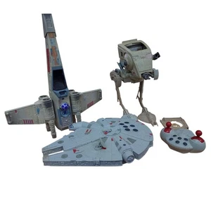 Star Wars Bundle Collectable Millennium Falcon x-wing Starfighter Replica Toys  - Picture 1 of 11