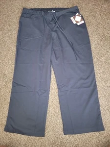 Greys Anatomy Womens Medical Scrub Pants Pewter Gray 2XLarge Petite 28" 4232 NEW - Picture 1 of 5