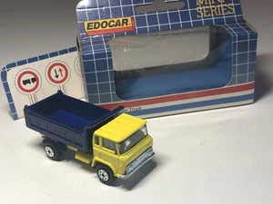 Rimorchio ribaltabile vintage 3" Isuzu Edocar #30 1/100 tutto pressofuso come nuovo in scatola emesso 1986 - Foto 1 di 7