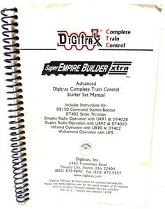 Super Empire Builder Advanced Digitrax Complete Train Control Starter Set Manual - Picture 1 of 1