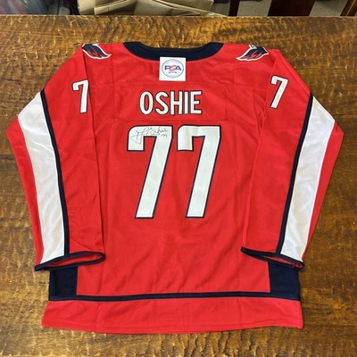 T. J. Oshie Signed Washington Capitals Jersey PSA DNA Autographed TJ - Image 1 of 4