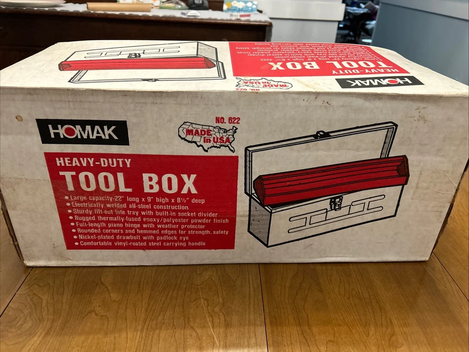 Homak Heavy-Duty Tool Box No. 622 - Image 1 of 1