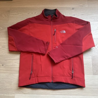 Vintage The North Face Apex Soft Shell Fleece Red Size Large  - Image 1 of 4