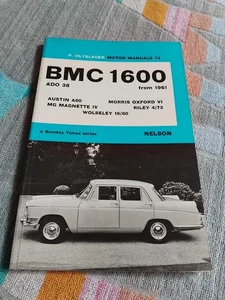BMC Austin Morris A60 Olyslager Owners Workshop Manual Handbook ADO 38 MG Riley - Picture 1 of 24