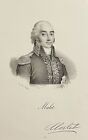 Claude-François de Malet 1754-1812 Coup d'État 1812 Napoléon signature imprimée