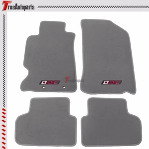 For 02-06 Acura RSX DC Floor Mats Grey Car Carpet Nylon Front Rear 4PC Set - Picture 1 of 1