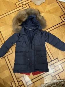 DOLCE & GABBANA Boys COAT HOODED Size 6, Real Fur, Down - Picture 1 of 4