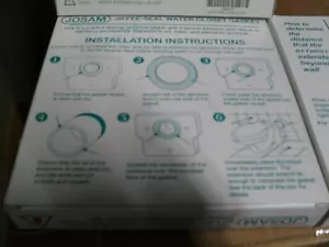 Josam 566103 Jiffy Guarnizione Armadio Acqua Kit Guarnizioni WC Nero - Foto 1 di 2
