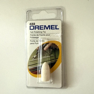 DREMEL 422 FELT POLISHING TIP NEW IN PACKAGE - Image 1 of 2