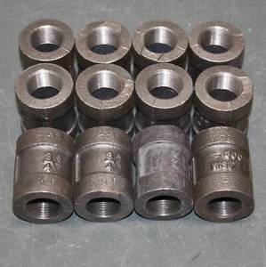 (12) Anvil Malleable Iron Pipe Coupling 0310538608, 3/4" NPT, 2000 PSI Class 300 - Picture 1 of 5