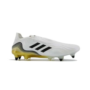 adidas Copa Sense SG Soccer Cleats White Black Gold (HP7840) Men’s Sizes - Picture 1 of 10