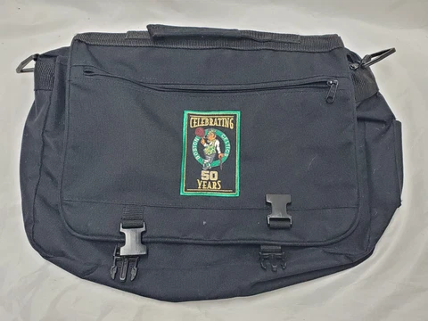 Boston Celtics 50 yrs Gemline Carry Bag Computer Satchel Carryon Team Issue 1997 Cover