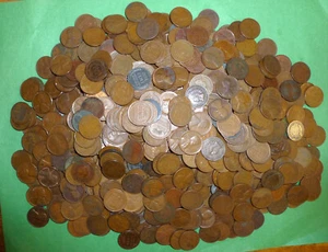 One Bag of 1000 Wheat Pennies - Picture 1 of 2