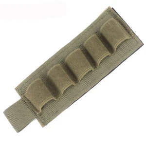 Tactical Mag Ammo Pouch Shotgun 12 Gauge Shell Holder Hunting Gear Accessories - Picture 1 of 12