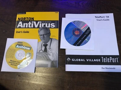 Macintosh Mac OS 90s Software: Norton AntiVirus 6.0 & Global Village TelePort 56 - Image 1 of 3