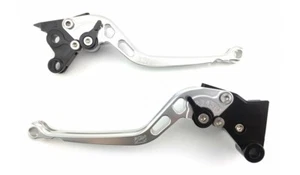 Pair of Silver Long levers HONDA Crosstourer 1200 / VFR 1200 X SC76 2016-2017 - Picture 1 of 8