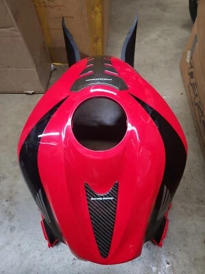 OEM HONDA CBR600RR TANQUE DE COMBUSTIBLE REFUGIO VICTORIA ROJO 2007-2012 Foto 1 de 4