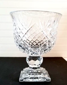Jack Badash Oxford Kristallschale Sockel Trophäe 10"H Polen Glas - Bild 1 von 14