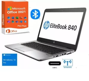HP Elitebook 840 G6 Laptop Quad Core i7 up to 32GB Ram & 2TB SSD 14" Win10/Win11 - Picture 1 of 1
