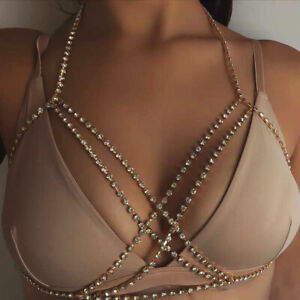 Women Sexy Fashion Body Belly Waist Chain Bikini Beach Harness Necklace Jewe;k;