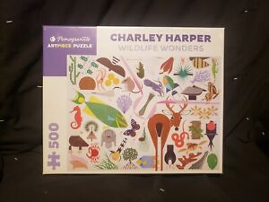 Pomegranate Charley Harper Puzzle  Wildlife Wonders - 500 piece Puzzle NEW