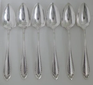 Community Plate Oneida SHERATON Fruit Spoons Vintage Silver Plate  Set of 6 - Picture 1 of 9