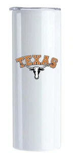 Texas Longhorns Multicolor 20oz Insulated Tumbler Box Lid Straw New - Picture 1 of 2