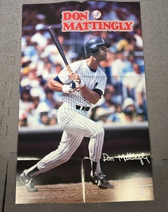 DON MATTINGLY Personality Magazine Poster 17x26 Two Sided Yankees MLB - Picture 1 of 8