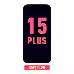 iPhone 15 Plus Soft OLED Display LCD Touch Screen Digitizer Replacement - Picture 1 of 11