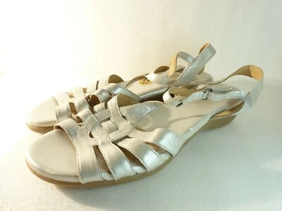 Naturalizer Mujer Zapatos Sandalias Cuña Plateada Talla 12 SKU 10010 Foto 1 de 4