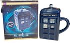 Doctor Who Tardis Mug With Removable Lid British Call Box By Underground Toys