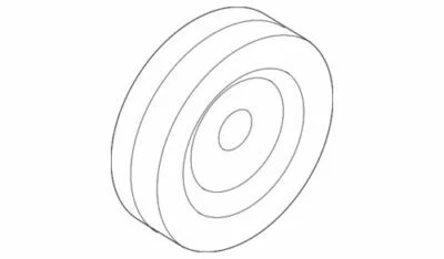 Polea de correa de transmisión loca original Kia 2007-2013 Rondo Forte Koup 25289-25000 Foto 1 de 2