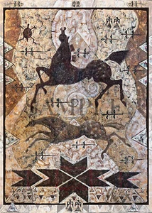 Cecilia Henle  Tapestry In Browns Art Card - Picture 1 of 5