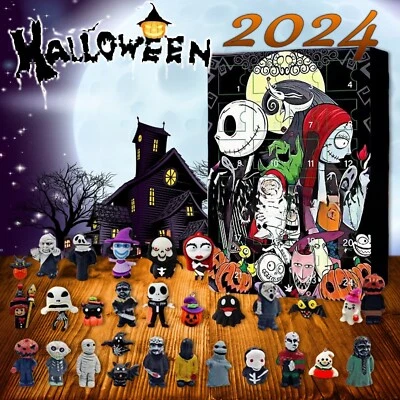 2025 Halloween Advent Calendar Movie Character Collection Figure Gift for Kids - Image 1 of 4