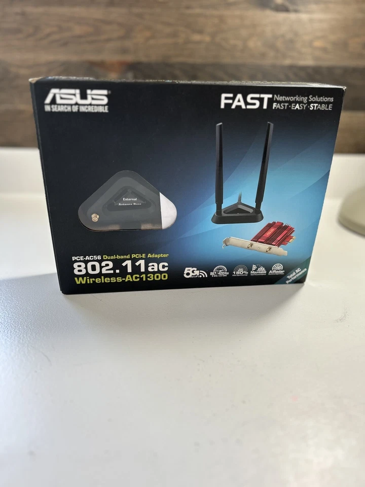ASUS PCE-AC56 1300Mbps WiFi Adapter - New Open Box - Image 1 of 4