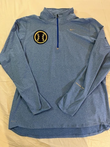 Milwaukee Brewers 1/4 Zip Pullover Jacket Sweatshirt Powder Blue XL Handmade Cover