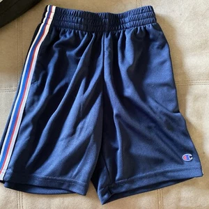Champion boys basketball shorts blue mesh/side stripe size 7/8 - Picture 1 of 6