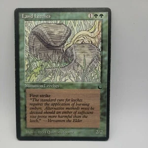 Land Leeches x1 - The Dark - Magic The Gathering - Paquete casi nuevo fresco - Imagen 1 de 3