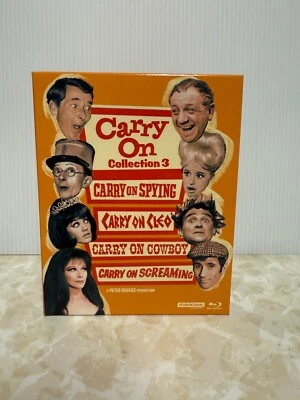 Carry On Collection 3 Limited Edition Blu-ray BoxSet 4 Discs + Booklet - Image 1 of 4