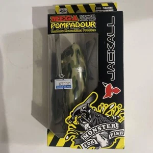 Jackall MEGA POMPADOUR Floating 120mm 57g Army Green Camo Fishing Lures JAPAN - Picture 1 of 4