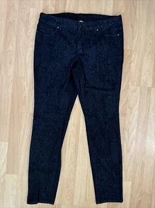 CACHE Size 12 NWOT Women’s Jeans Snake Print Inseam 30” - Picture 1 of 8